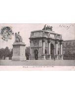 Carte postale ancienne - Paris, arc de triomphe du Carroussel