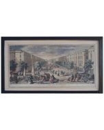 Vue d'optique "vue du Cours de Marseille" époque XIXème