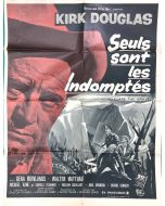 Affiche de cinéma des années 60 Seuls sont les indomptés 