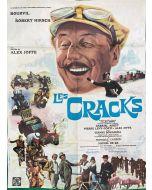 Affiche de cinéma des années 60 les cracks avec Bourvil