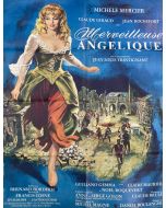 Affiche de cinéma des années 60 Angélique marquise des anges