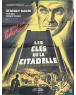 Affiche de cinéma des années 60 les clés de la citadelle