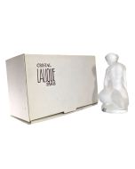 statuette verre dépoli Lalique® France Lèda 