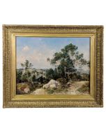 Paysage Provençal huile sur panneau par Gall 