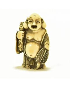 Netsuke gros ventre bouche ouverte de époque XIXème