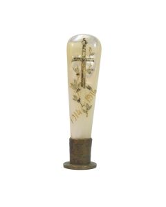 Sceau à cacheter de collection couleur nacre irisé décor croix 1914-1916