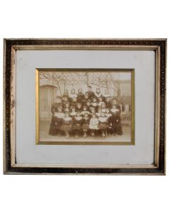 Photo ancienne de classe époque fin XIXème