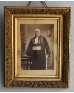 Cadre et photo ancienne Magistrat début XXème