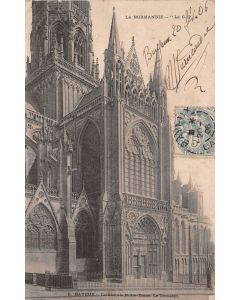 Carte postale ancienne - La cathédrale de Bayeux (14)