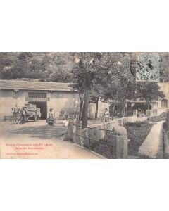 Carte postale ancienne - source communale d'Alet (Aude) mise en bouteille