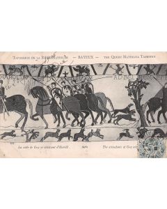 Carte postale ancienne - Bayeux, tapisserie de la reine mathilde