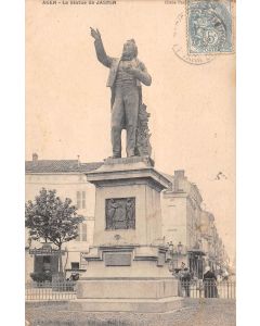 Carte postale ancienne - Agent, la statue de Jasmin