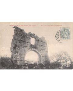 Carte postale ancienne - Cahors, les ruines des bains romains 