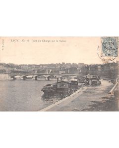 Carte postale ancienne - Bourg, le quai de la Reyssouze