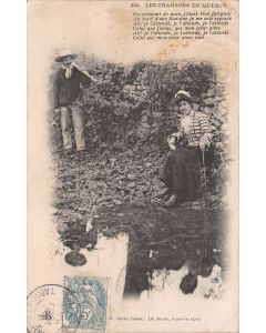 Carte postale ancienne - Les chansons du Quercy (pittoresque) 
