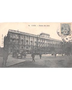 Carte postale ancienne - Lyon, le palais des Arts