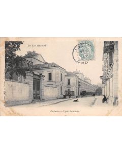 Carte postale ancienne - Cahors, le lycée Gambetta 