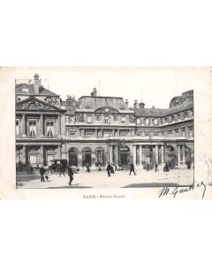 Carte postale ancienne - Paris, le palais Royal