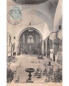 Carte postale ancienne - Cahors, intérieur de la cathédrale