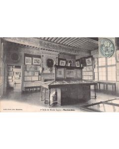 Carte postale ancienne - Salle du musée Ingres à Montauban