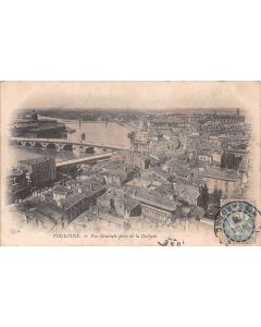 Carte postale ancienne - Toulouse, Vue générale prise de la Dalbade