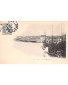 Carte postale ancienne - Toulouse, un coin de l'aviron