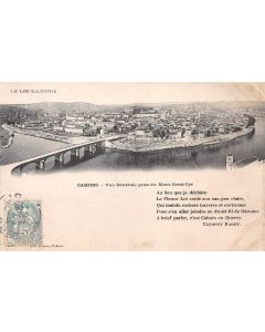 Carte postale ancienne - Cahors, vue générale prise du Mont-Saint Cyr