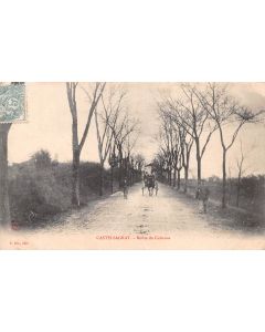 Carte postale ancienne - Castelsagrat - route du cabanas