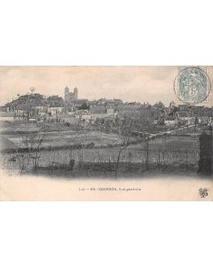 Carte postale ancienne - Gourdon, la vue générale