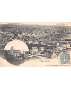 Carte postale ancienne - Frayssinet, l'église (Le Lot)
