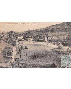 Carte postale ancienne - Saint Céré, Le gravier