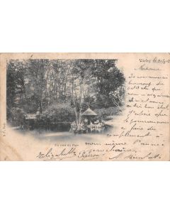 Carte postale ancienne - Vichy, un coin de parc