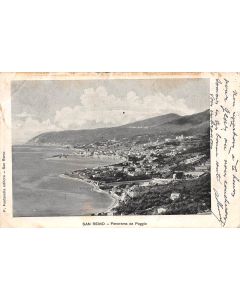 Carte postale ancienne - Italie, San Rémo. Panorama