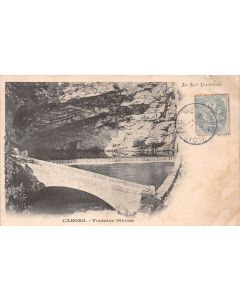 Carte postale ancienne - Cahors, la fontaine divona