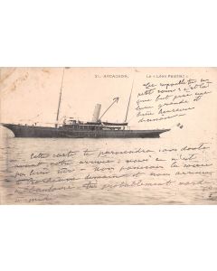 Carte postale ancienne - Marine Nationale, le Léon Pauillac