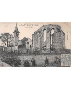 Carte postale ancienne - Cahors, les ruines du convent des Jacobins