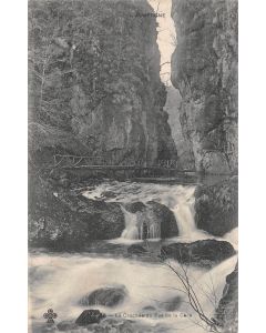 Carte postale ancienne - La cascade du pays de la Cère Dordogne (24)