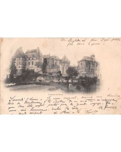 Carte postale ancienne - Biron, Chateau de Biron (24)
