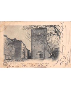 Carte postale ancienne - Aubiac, église du XIème siècle