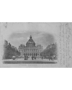 Carte postale ancienne - Saint-Étienne, hôtel de ville