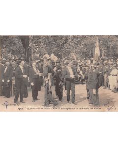 Carte postale ancienne - Agen, la visite du ministre de la guerre