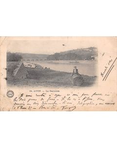 Carte postale ancienne - Agen, la Garonne