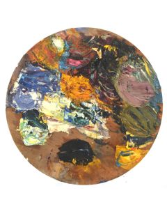 Palette du peintre Pierre Ambrogiani années 60 