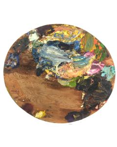 Palette du peintre Pierre Ambrogiani années 60 