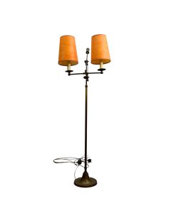 Lampadaire 1940 articulé en laiton