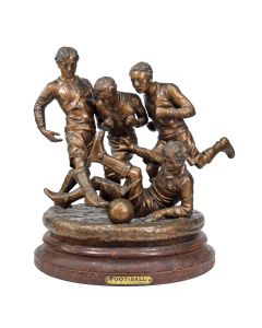 Régule sportif joueurs de foot-ball 1930