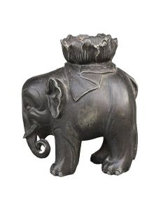 Bougeoir en régule à l'éléphant 1930