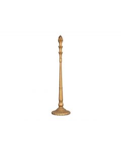 Pied de lampe bois doré hauteur 162 cm