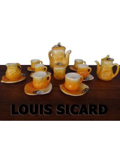 Service à café Louis Sicard à Aubagne.