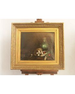 Huile sur toile d'Allègre "nature morte"